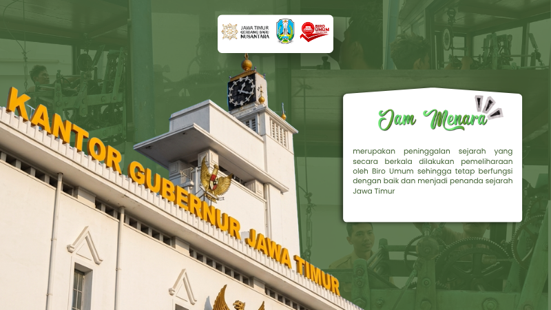 Pemeliharaan Jam Menara Ikon Bersejarah di Jawa Timur